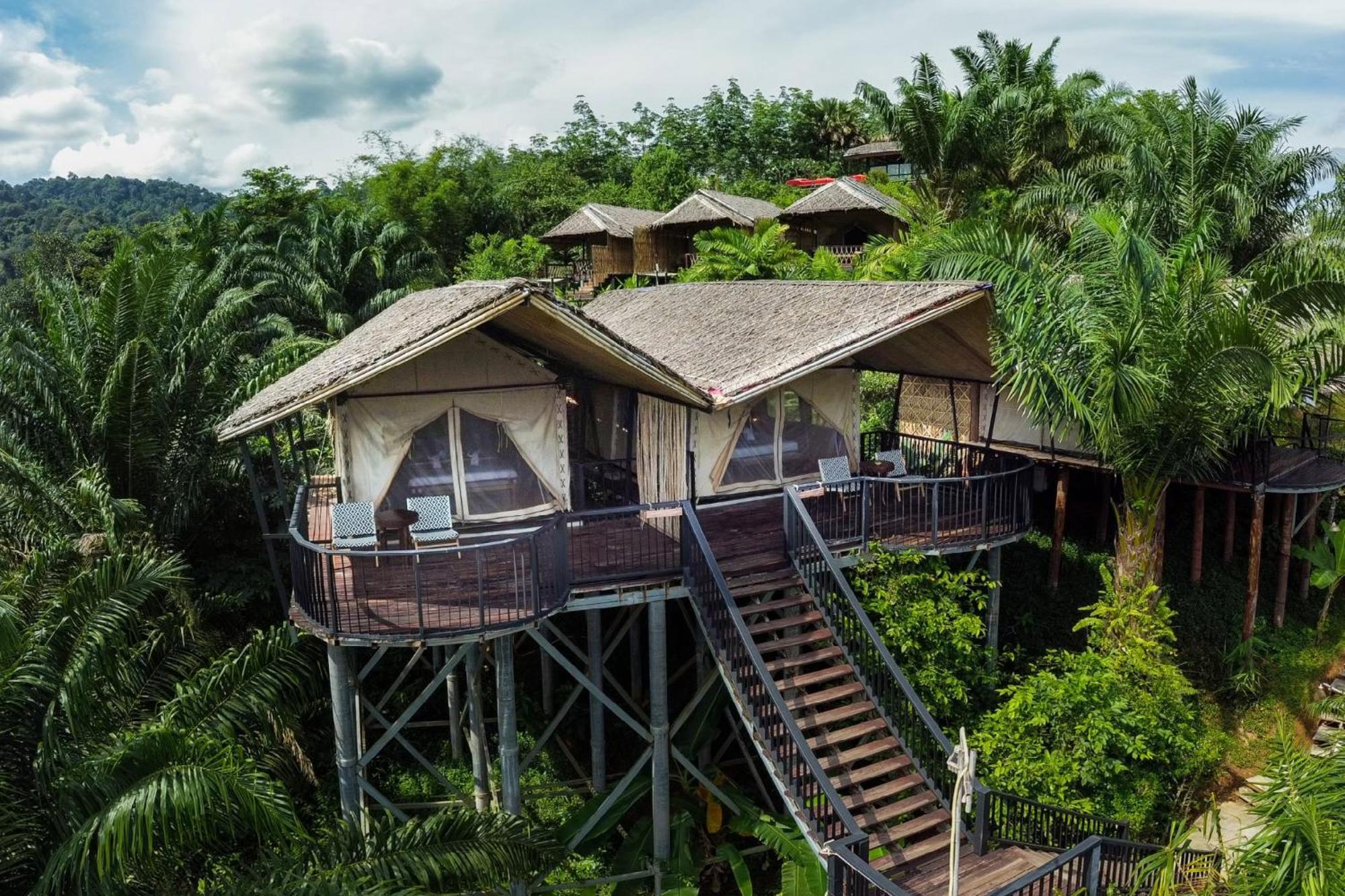 Khao Sok Boutique Camping - Exotic Cliff Camping Hotel Khao Sok National Park Bagian luar foto